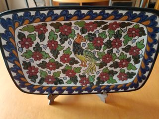 Plato de cerámica andaluza.