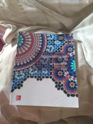 libro 2n Batxillerat matemáticas