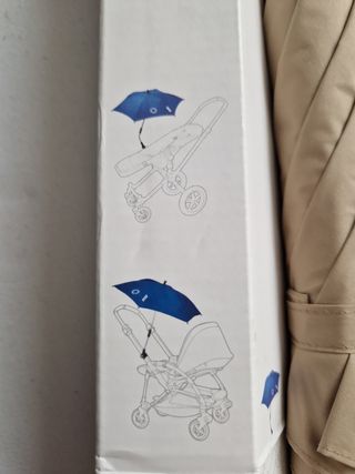 Bugaboo parasol beige NUEVO- protección solar 50+
