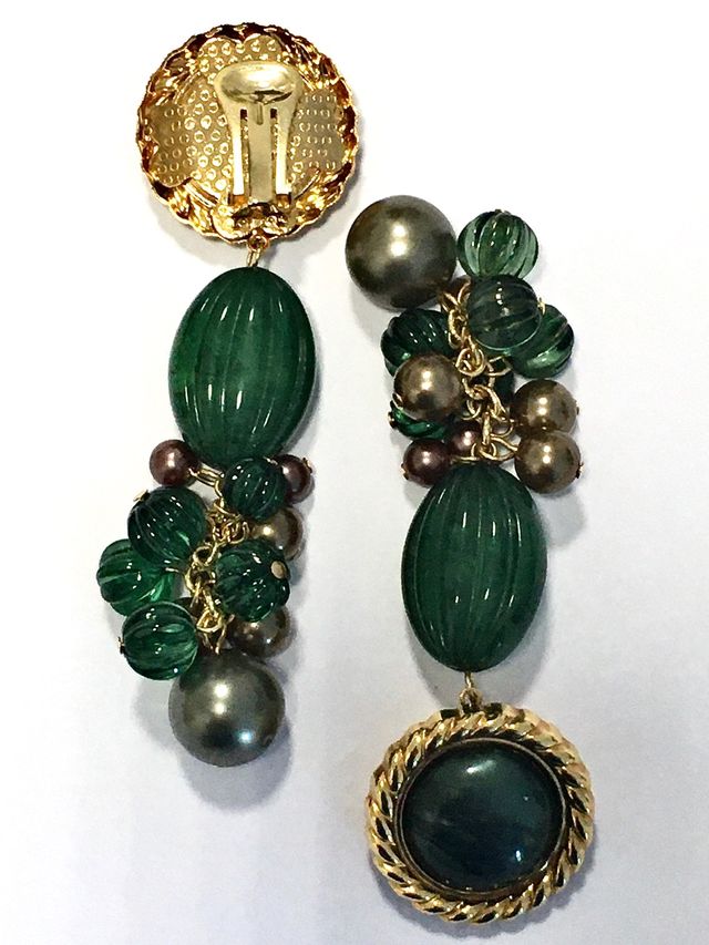 Orecchini a clips vintage Made in Italy