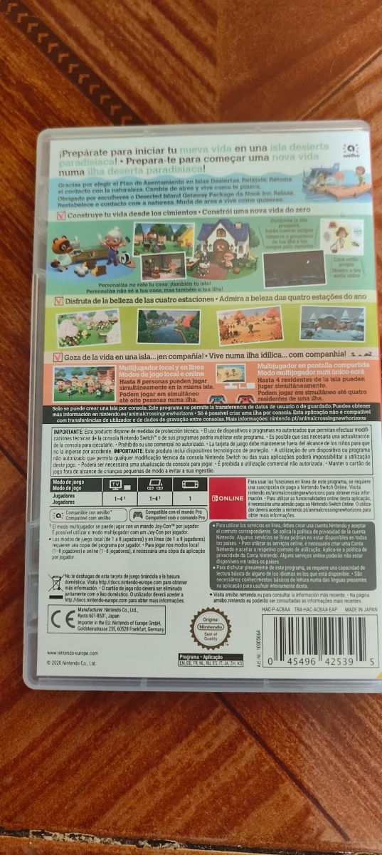 *Solo la Caja* - Animal crossing Nintendo switch