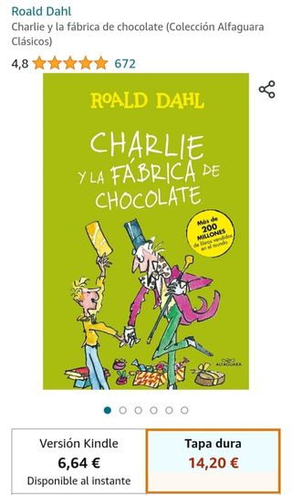 Charlie y la Fábrica de Chocolate- Libro