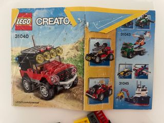 lego creator 31040 coche desierto 3 en 1