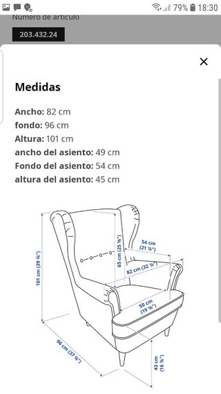 Poltrona posteriore IKEA