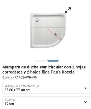 Mampara ducha Nueva
