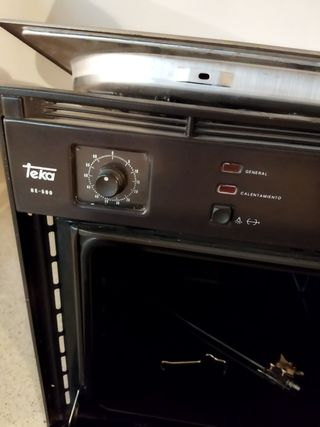 Vitrocerámica con horno