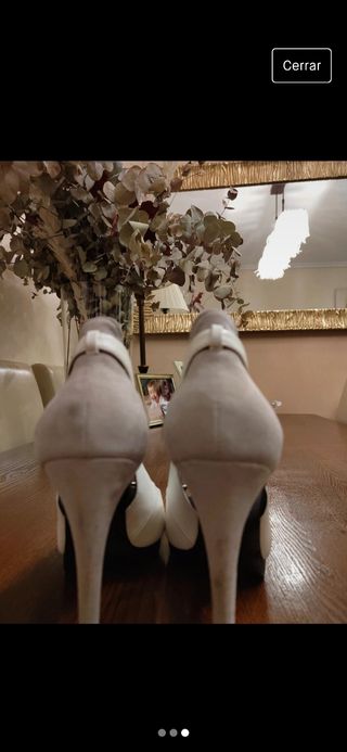 Zapato peep toe Zara, salón