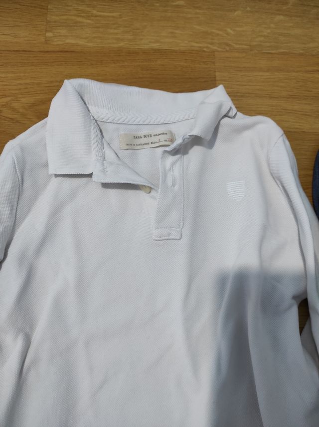 Lote camisas y jersey niño 4-5 años, zara...