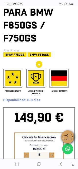 Porta herramientas para BMW f750gs f850gs