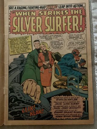 Comic Marvel USA Fantastic four #55, Fir. STAN LEE