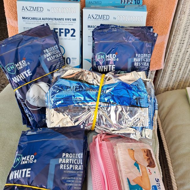 Mascarillas ffp2 y otras