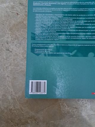 Productos y servicios financieros y de seguros