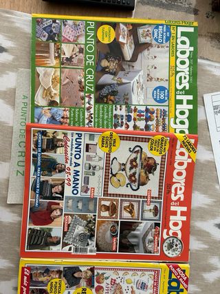 Revistas punto de cruz antiguas y patrones