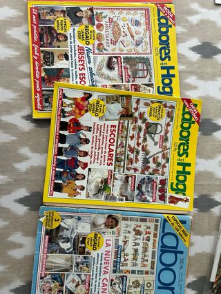 Revistas punto de cruz antiguas y patrones