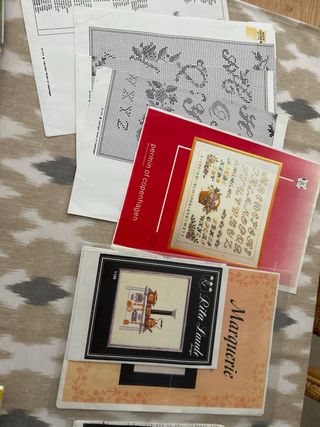 Revistas punto de cruz antiguas y patrones
