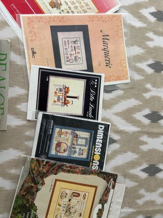 Revistas punto de cruz antiguas y patrones