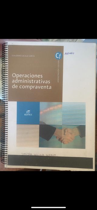 Libro Operaciones administrativas de compraventa