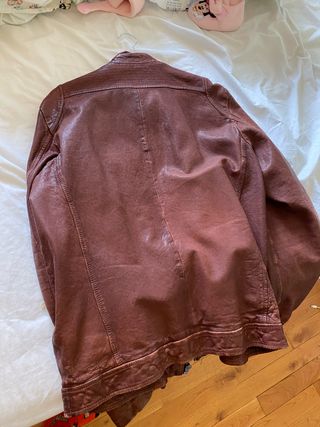 Chaqueta cuero vintage Pedro del Hierro