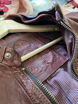 Chaqueta cuero vintage Pedro del Hierro