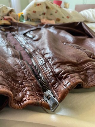 Chaqueta cuero vintage Pedro del Hierro