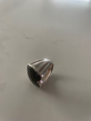 Conjunto plata y ónix TOUS