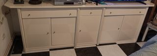 Aparador y vitrina