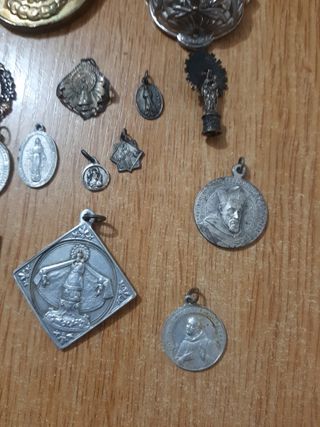 medallas antiguas religiosas