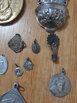 medallas antiguas religiosas