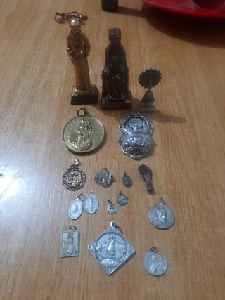 medallas antiguas religiosas