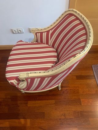 BUTACA MADERA EFECTO ENVEJECIDO