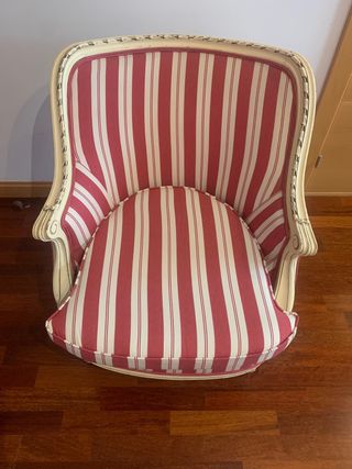 BUTACA MADERA EFECTO ENVEJECIDO