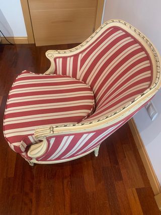 BUTACA MADERA EFECTO ENVEJECIDO