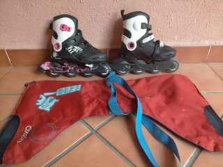 Patines en linea 34-36 Oxelo con bolsa