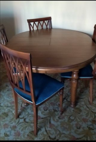 Vendo tavolo da pranzo e sedie ottimo usato 
