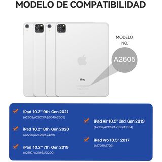 ★ Funda + Teclado, iPad 10.2"- Air / Pro 10.5"