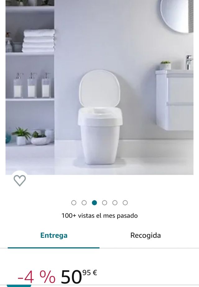 Amazon 51€ Elevador de  inodoro