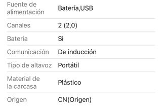 Altavoz bluetooth de bolsillo