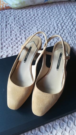 Tacones Beige Zara