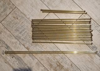 Bacchette per tende in ottone