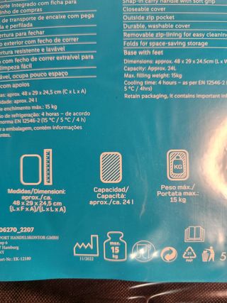 Cesta Nevera Termica