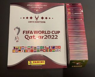 Lote 2010 cromos Panini Mundial Qatar 2022 Oryx