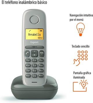 Teléfono 📞 DECT Inalámbrico 📶 Chocolate 🍫