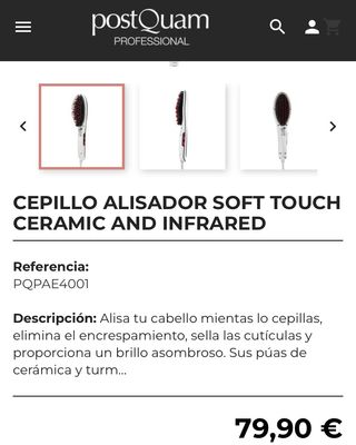 Plancha Cepillo alisador PostQuam