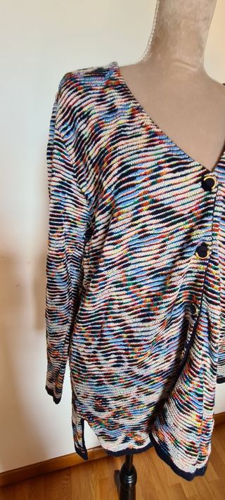 cardigan leggero stile missoni tg Xl