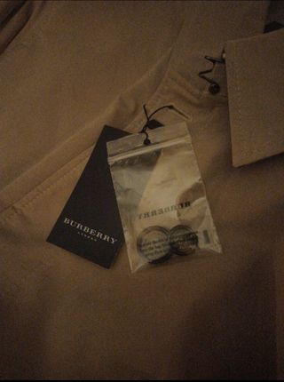 Gabardina de hombre Burberry.