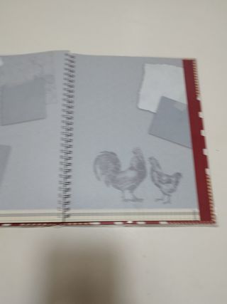 Libro de cocina y agenda de recetas