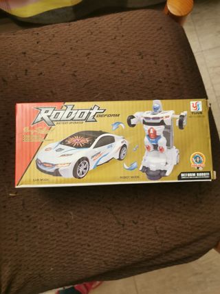 Pack coche robot y moto de policia