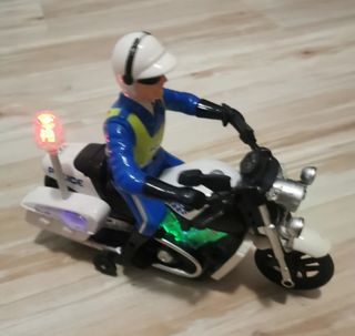 Pack coche robot y moto de policia