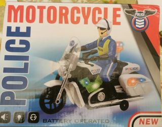 Pack coche robot y moto de policia