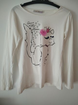 Camisetas manga larga niña 11-12 años